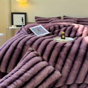 Absolute Winter Warmth: Luxury Milk Velvet Bedding Set for Unrivaled Comfort!