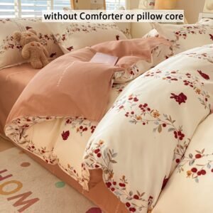 אלגנטיות לכל העונות: סט מצעים זוגי 4 חלקים לנוחות ללא תחרות