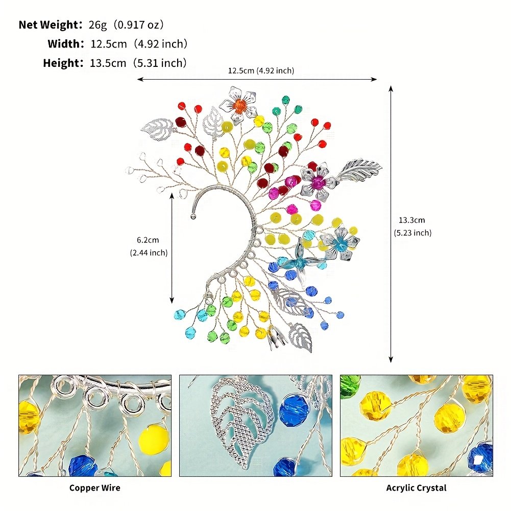 أقراط الأذن الخرافية الملونة: سحر الإطلالة العصرية بلا ثقب! - الصورة 6