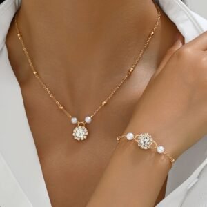 بريق ملكي: طقم مجوهرات السهرات الفاخر