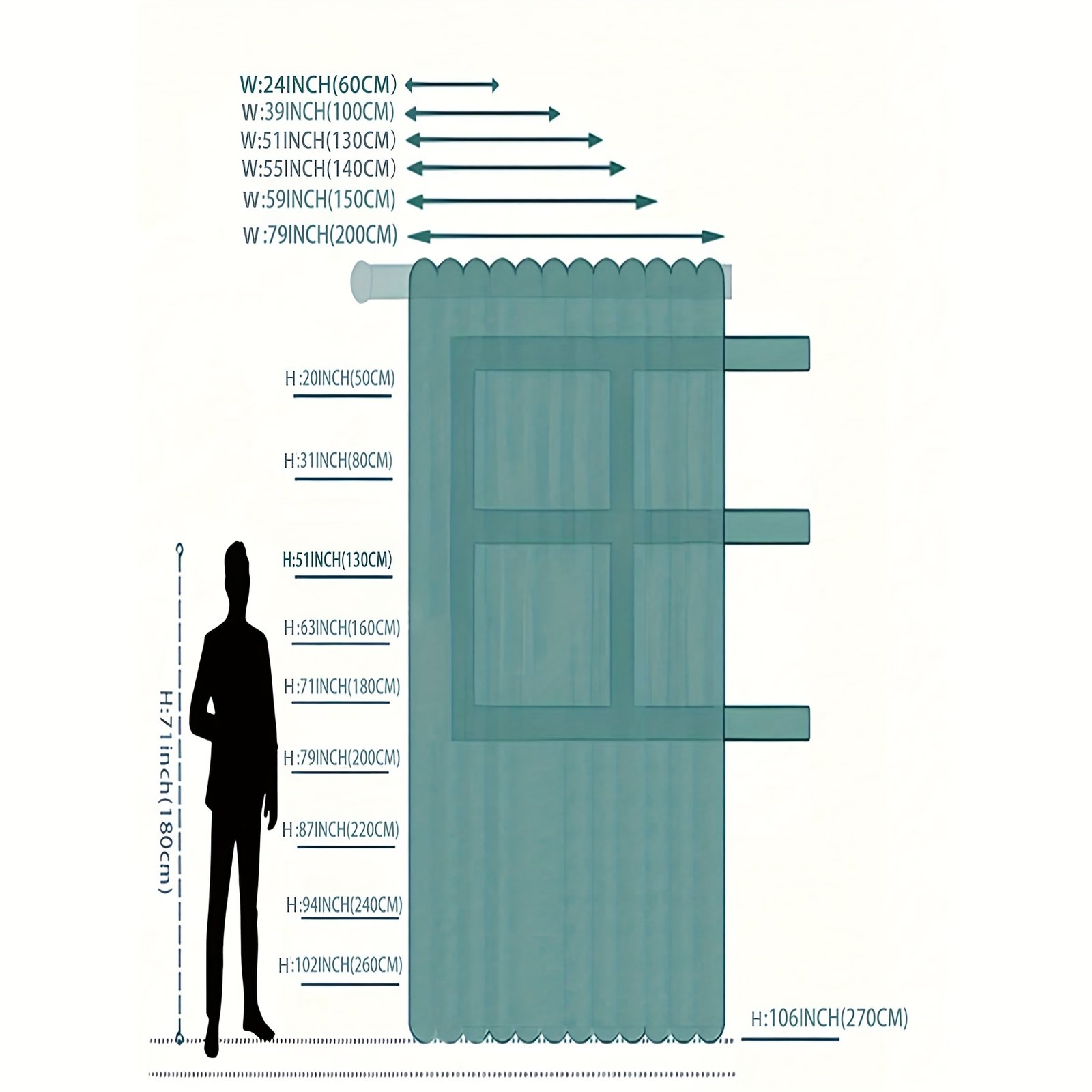 Dual Beauty: Luxury Blackout and Embroidered Curtains for Your Home's Privacy and Elegance - Image 2