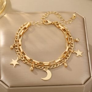 همسات السماء: سوار النجوم والقمر يضيء عالمك!