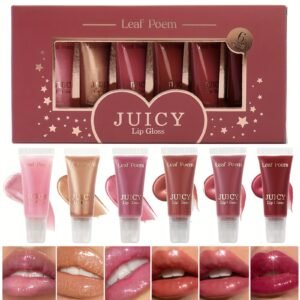 أسرار الشفاه المتلألئة: مجموعة ملمع الماء المرآوي الساحر