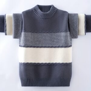 סוודר החורף המפוספס: חום בלתי נשלט וסטייל לכל ילד/ה!