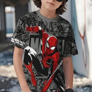 Boys' Spider-Man T-Shirt: Fashion Hero & Ultimate Comfort!