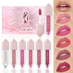 ٦ درجات ساحرة: أحمر الشفاه السائل المات لجمال لا يبهت!