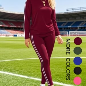 إطلالة رياضية عصرية: راحة وأناقة في طقم واحد!