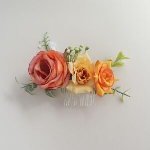 تألقي بسحر الورد: مشبك الشعر البوهيمي الأنيق