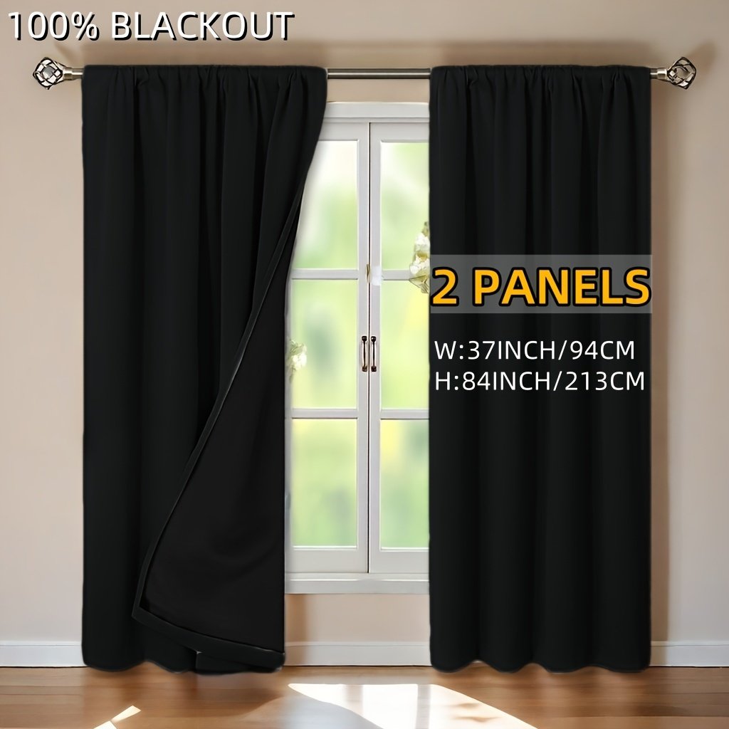 Absolute Blackout Curtains: Unrivaled Elegance, Privacy, and Comfort! - Image 5