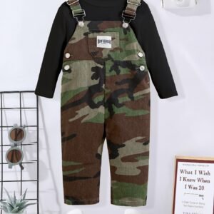 أناقة بلا حدود: سالوبيت الدنيم الكاموفلاج لصغارك!