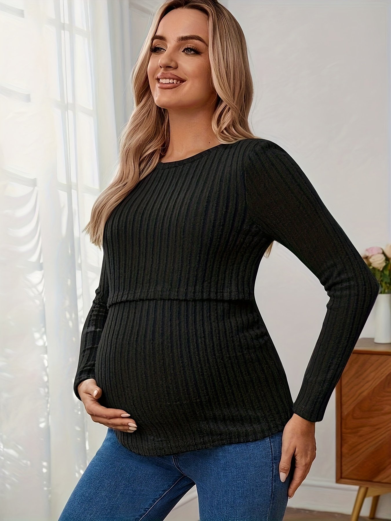 Maternity Warmth & Style: Your Perfect Shirt for Every Cold Season! - Image 4