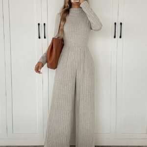 אוברול אלגנטי יוקרתי: פריט אחד לזוהר חורפי בלתי נשכח!