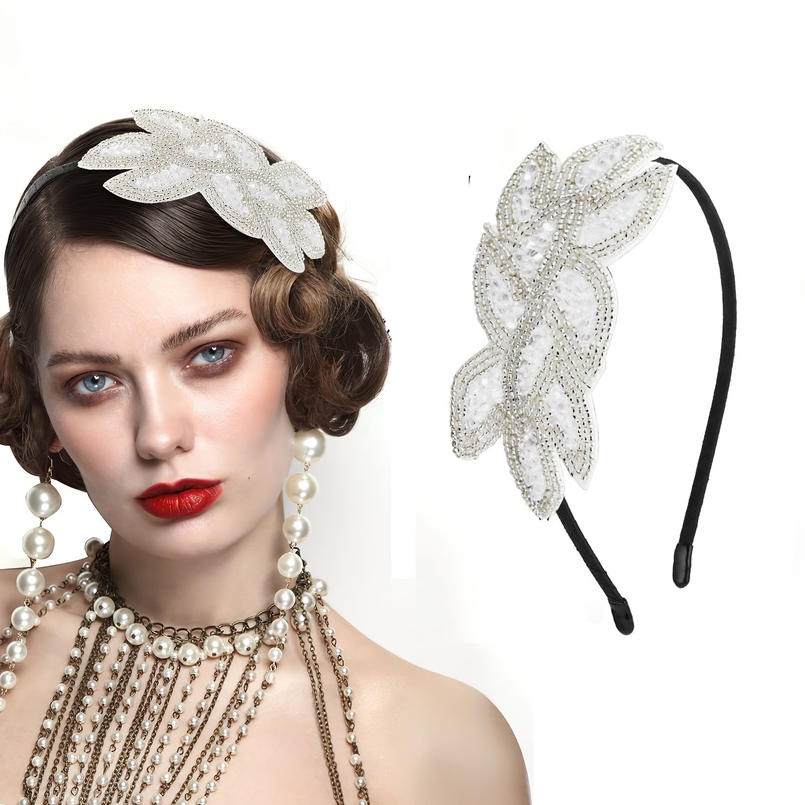 Dazzle with a 1920s Touch: Luxurious Flapper Headband - Image 5