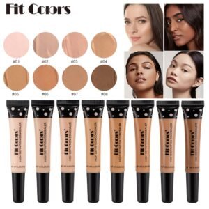 Goodbye Dark Circles & Imperfections! Discover FIT COLORS' Magical 8-Color Concealer & Contour Palette.