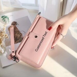 هدية الأناقة المطلقة: محفظة نسائية مخصصة تجمع الفخامة والعملية!