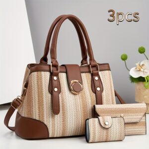 إطلالة متكاملة، أناقة لا تُضاهى: مجموعتكِ الثلاثية لكل المواسم!