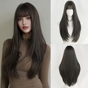 تألقي بجمال آسر: شعر روزينو المستعار الطويل والأنيق!