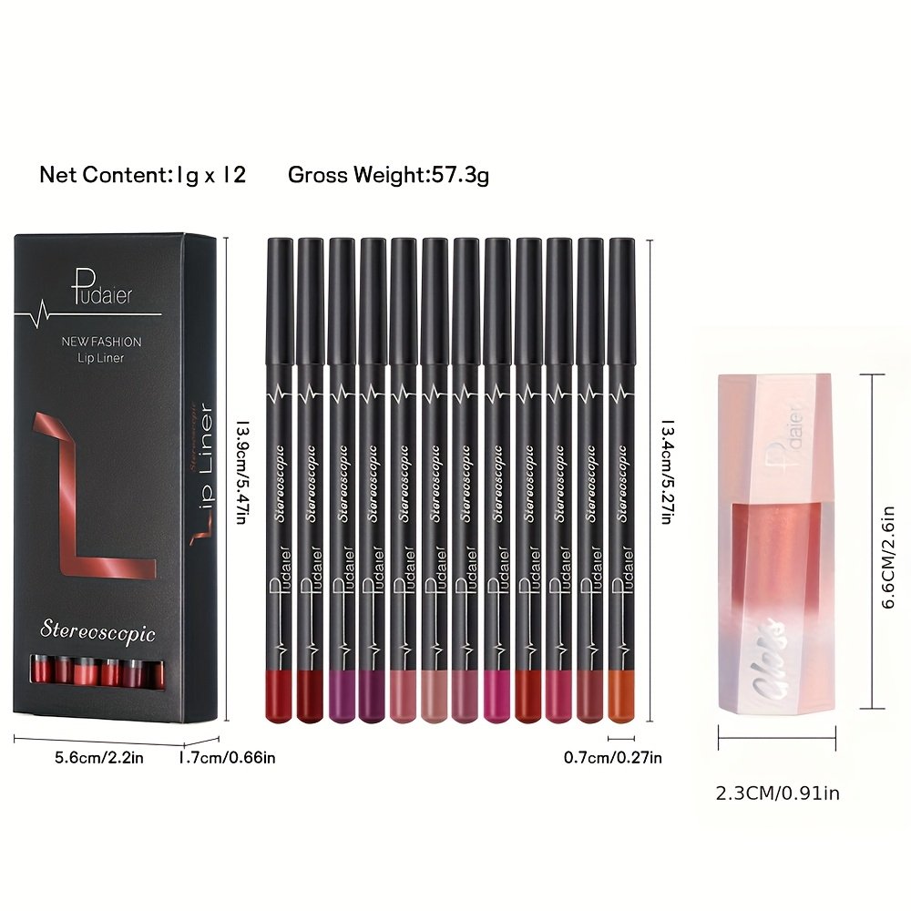 סט שפתיים מלא: 13 גוונים למראה מאט עמיד! – תמונה 4