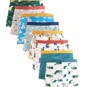 Boys' Cartoon Boxer Briefs Set: Unmatched Comfort and Endless Fun!