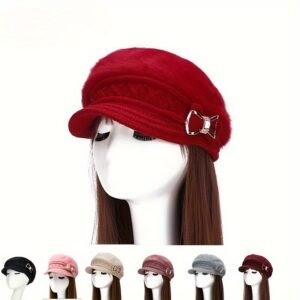 قبعة الأرنب المخملية الشتوية: دفء، أناقة، وسحر لا يقاوم!