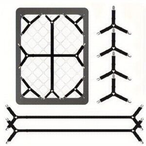 وداعاً للفوضى! مثبتات الملاءات السحرية لتجربة نوم لا مثيل لها.