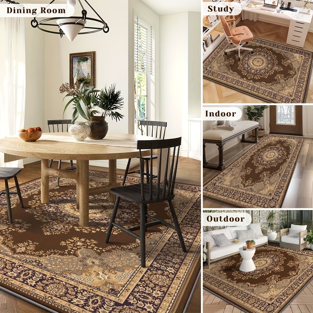 אלגנטיות מזרחית עתיקה: השטיח הפרסי היוקרתי שלך לנוחות מתמשכת! – תמונה 8