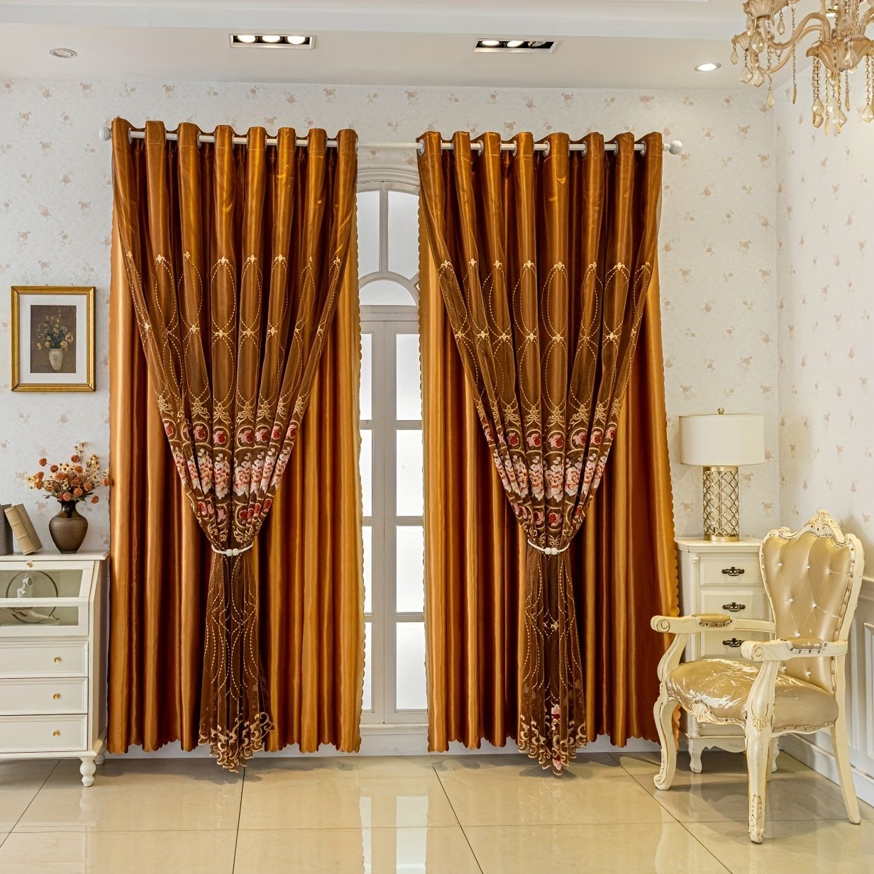 Unrivaled European Elegance: Embroidered Blackout Curtains to Transform Your Home - Image 9