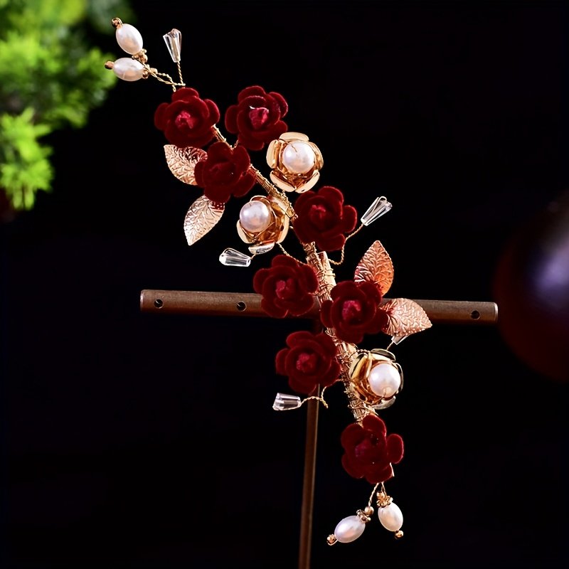 קסם נצחי לתסרוקת שלך: סיכת שיער קריסטלית יוקרתית – תמונה 3