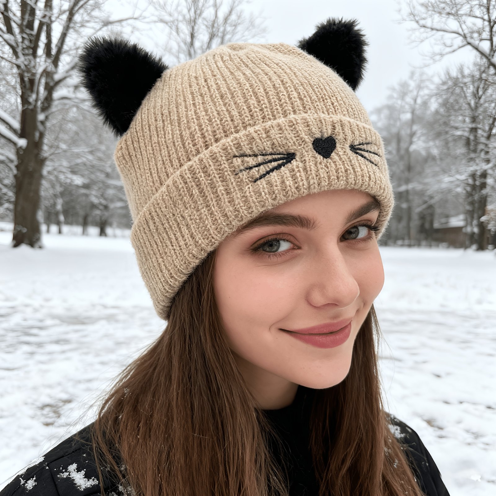 Cat Ear Hat: Warmth, Style, and a Playful Touch! - Image 3