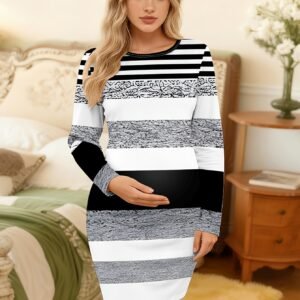 Elegant & Comfortable Maternity Dress: Glow with Confidence!