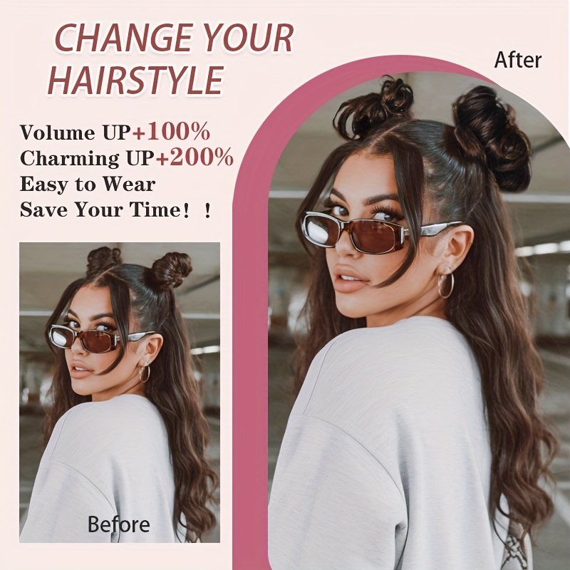 Enchanting Messy Bun: Volume & Style at Your Fingertips! - Image 4