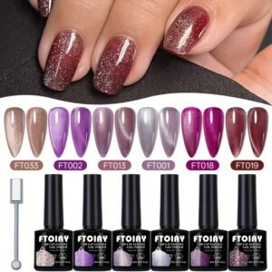 مجموعة جل عين القط الساحرة: 7 ألوان لتألق يدوم وجمال يبهر!