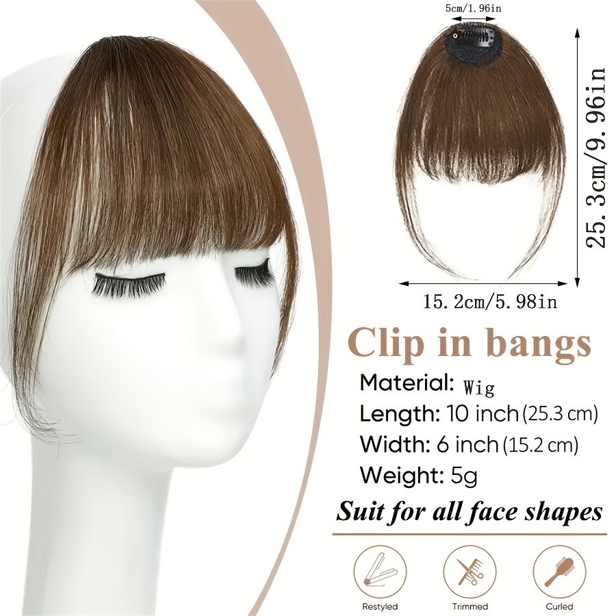 Instant Style Refresh: Captivating Clip-in Bangs! - Image 6