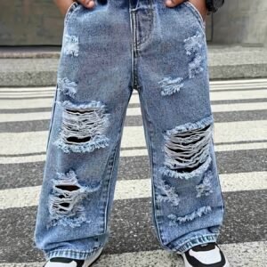Stylish Kids' Jeans: Freedom of Movement with a Modern Touch!