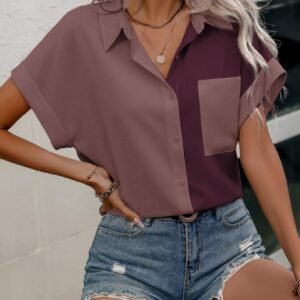 قميص الأناقة المتباينة: إطلالة آسرة لكل الفصول