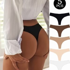 סט חוטיני חמישייה: חופש התנועה שלך, האלגנטיות הנסתרת שלך!