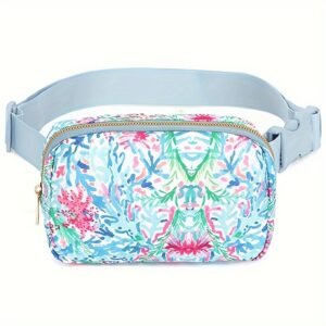 פאוץ' פרחוני טרופי: נגיעת שמחה לכל הרפתקה!