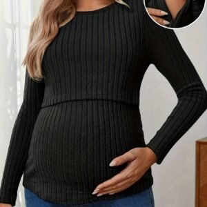 دفء وأناقة الأمومة: قميصكِ المثالي لكل موسم بارد!