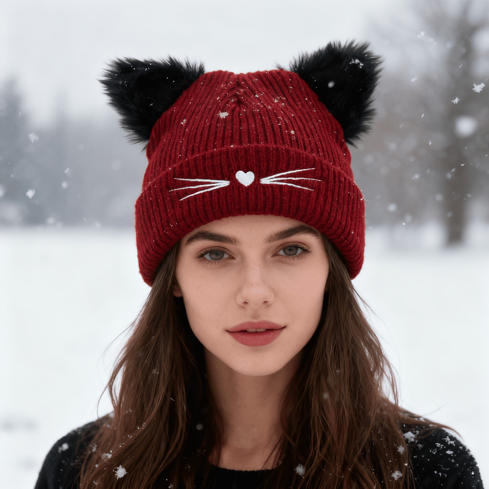 Cat Ear Hat: Warmth, Style, and a Playful Touch! - Image 2