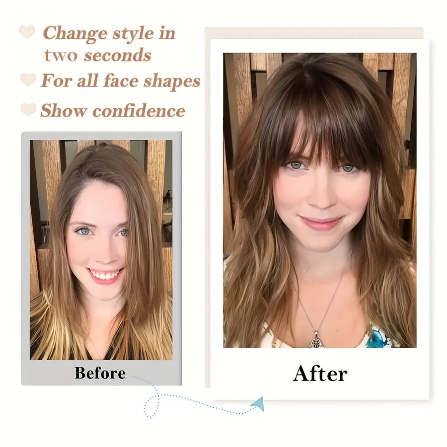 Instant Style Refresh: Captivating Clip-in Bangs! - Image 8