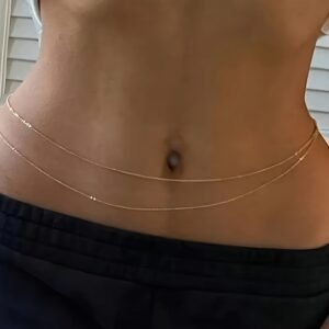 שרשרת מותן כפולה זהובה: זוהרי בקסם שאין כמותו!