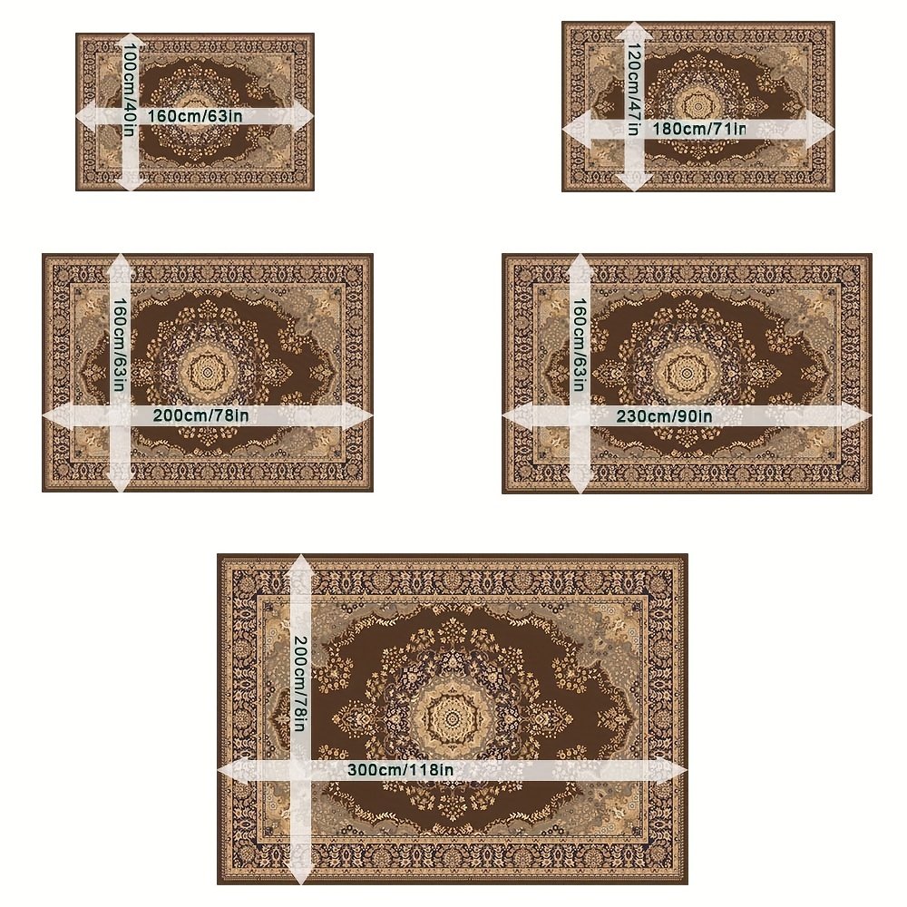 אלגנטיות מזרחית עתיקה: השטיח הפרסי היוקרתי שלך לנוחות מתמשכת! – תמונה 9