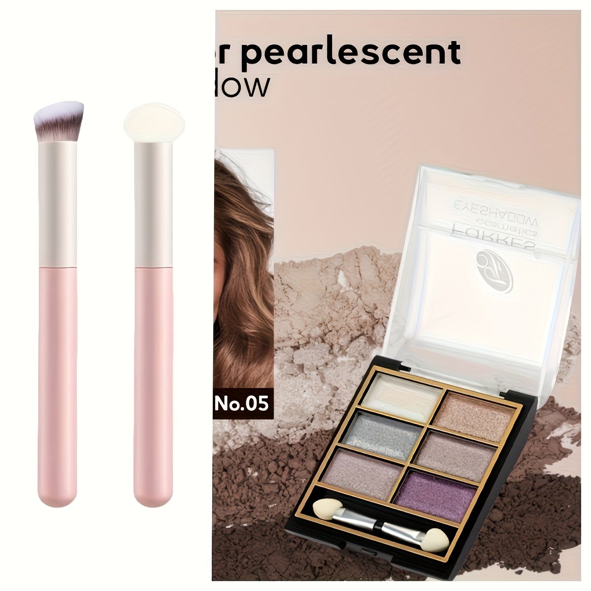 إطلالة الأحلام بلمسة واحدة: باليت ظلال العيون المتكاملة مع فرش المكياج - الصورة 2