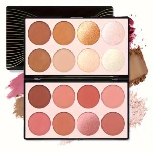 16-Color Matte Blush Palette: Your Secret to a Captivating Glow!