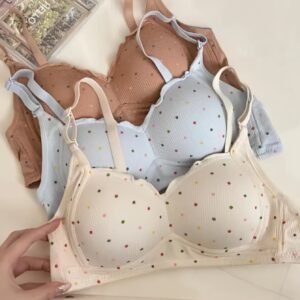 Treat Yourself: Polka Dot Bralette - Unmatched Comfort & Contemporary Style!