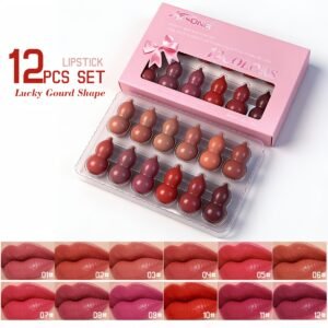 The Ultimate Lip Magic: 12-Color 'Holo' Lipstick Set!