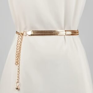 حزام السلسلة الأنيق: لمسة الأناقة التي تكمل إطلالتك!