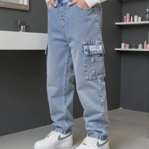 Boys' Cargo Jeans: Modern Style, Ultimate Freedom, and Non-Stop Adventures!
