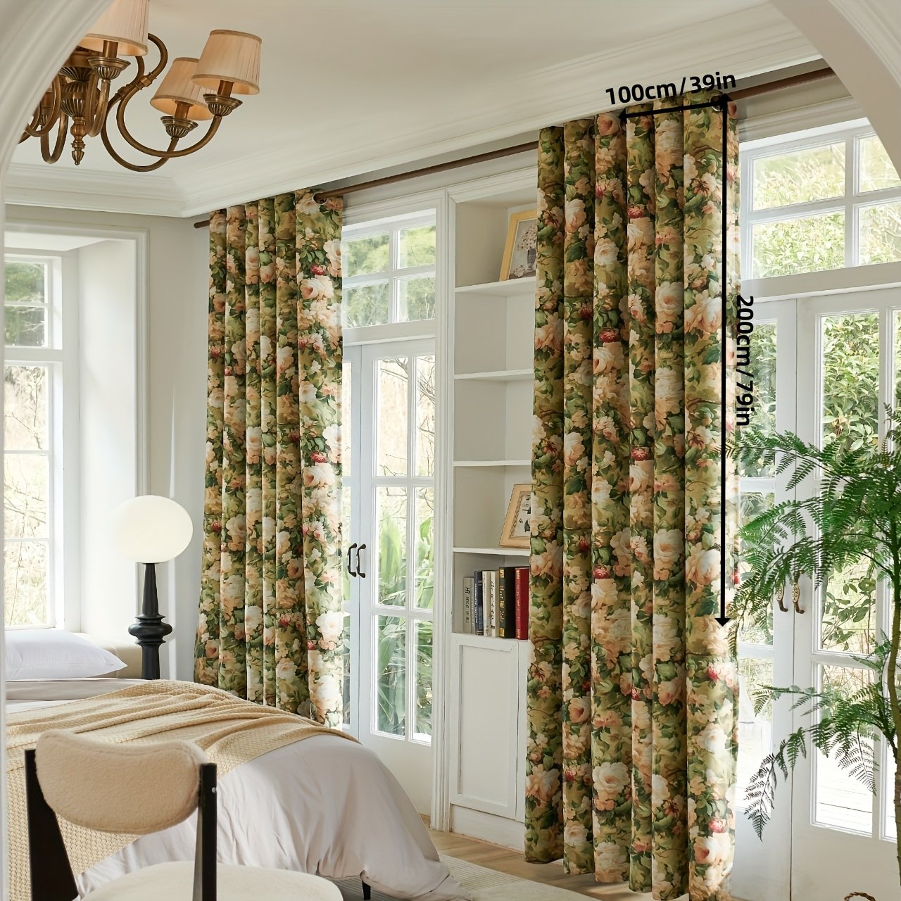 Charming Bohemian Curtains: Ideal Blackout & Unique Floral Design - Image 9