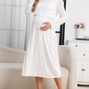 فستان الأمومة والرضاعة: أناقة مريحة تزهر معكِ